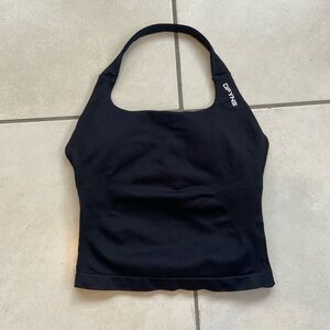 Dfyne Black Halter Tank Top